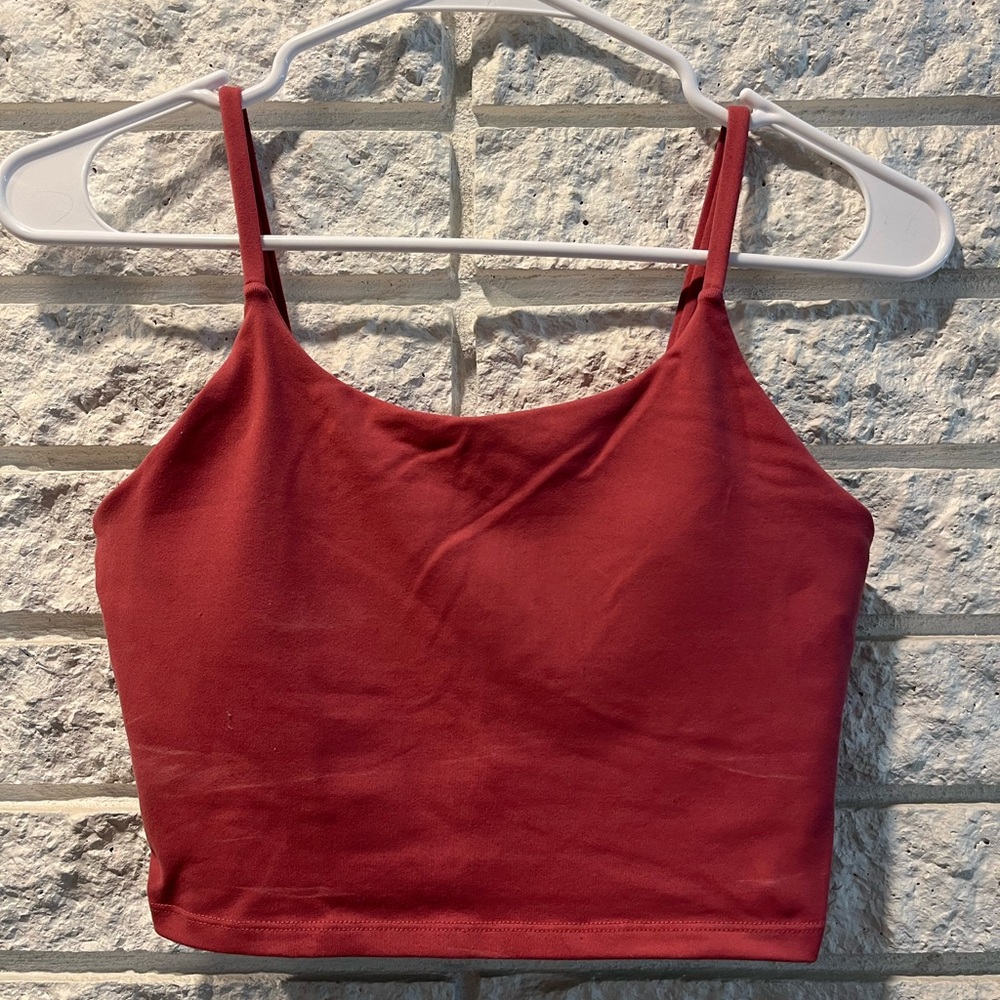 Women's Red Crop Top